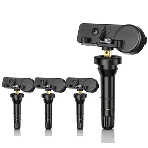 4PCS Pre-programmed TPMS Sensor- Compatible with Ford, Lincoln, Mazda, Mercury Models - Escape, F-150, Focus, Ranger, Mark LT, MKZ, Tribute, Mariner  - 315MHz Tire Pressure Monitoring Sensor 9L3Z1A189A