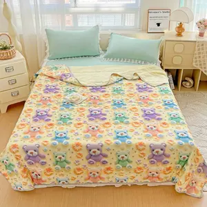 5D Cool Silk Summer Quilt, Lightweight Breathable Soft Air Conditioning Blanket, Perfect Gift for Hot Sleepers, Multiple Sizes and Colors Available, Soft Bedding