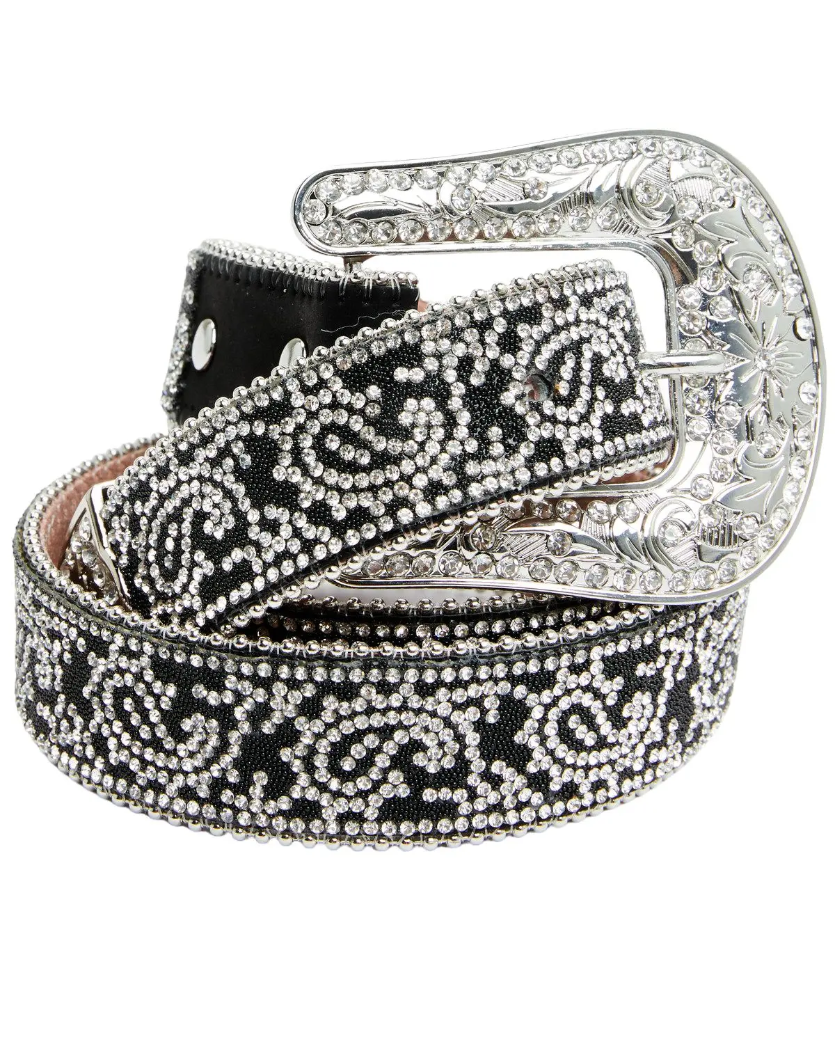 Shyanne Women's Women'S Rhinestone Paisley Print Belt - Saho23bt7