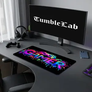 Custom Gamer Pattern Mouse Pad, 1 Count Rectangle Gaming Mouse Pad, Non-Slip Mousepad, Premium Multipurpose Mousepad, Office Desk Keyboard Mouse Mat for Home Office Game Room Desk, Gaming Accessory