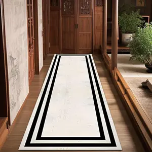 Geometric Pattern Floor Mat, Rectangle Home Decorative Carpet, Modern Abstract Rug, Non-slip Floor Mat for Home Living Room Bedroom Hotel Dormitory Decor