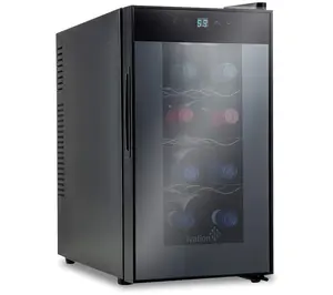 Ivation 8-Bottle Thermoelectric Black Wine Cool er Ivation 8-Bottle Thermoelectric Black Wine Cool er