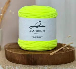 Amorino Fios Premium T-Shirt Yarn - Neon Yellow