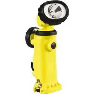 Streamlight White LED Industrial-Tactical Flashlight - High Lumen Lights (150 Lumens), Yellow Plastic Body, 4 AA Alkaline Batteries Included (Model 91742)