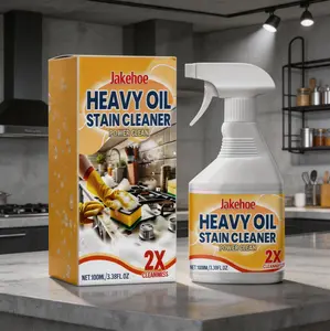 Jakehoe Gas Range Cleaner – Heavy Duty Grease Remover for Stove Top & Kitchen, Multi-Purpose Degreaser, Restores Like New