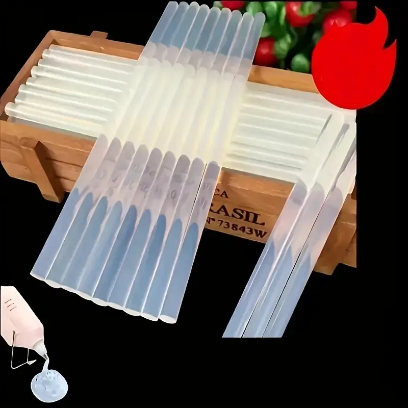 100pcs Transparent Hot Glue Sticks, 0.27x4 Inches, Ideal for Mini Glue Guns, DIY Repair & Craft Projects, Eva Material, Essential Tool, Gluesticks, Adhesive