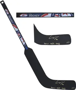 Spencer Knight USA Hockey Autographed Mini Composite Goalie Stick with "2020 WJC Gold" Inscription - Limited Edition of 30 - Fanatics Authentic Certified