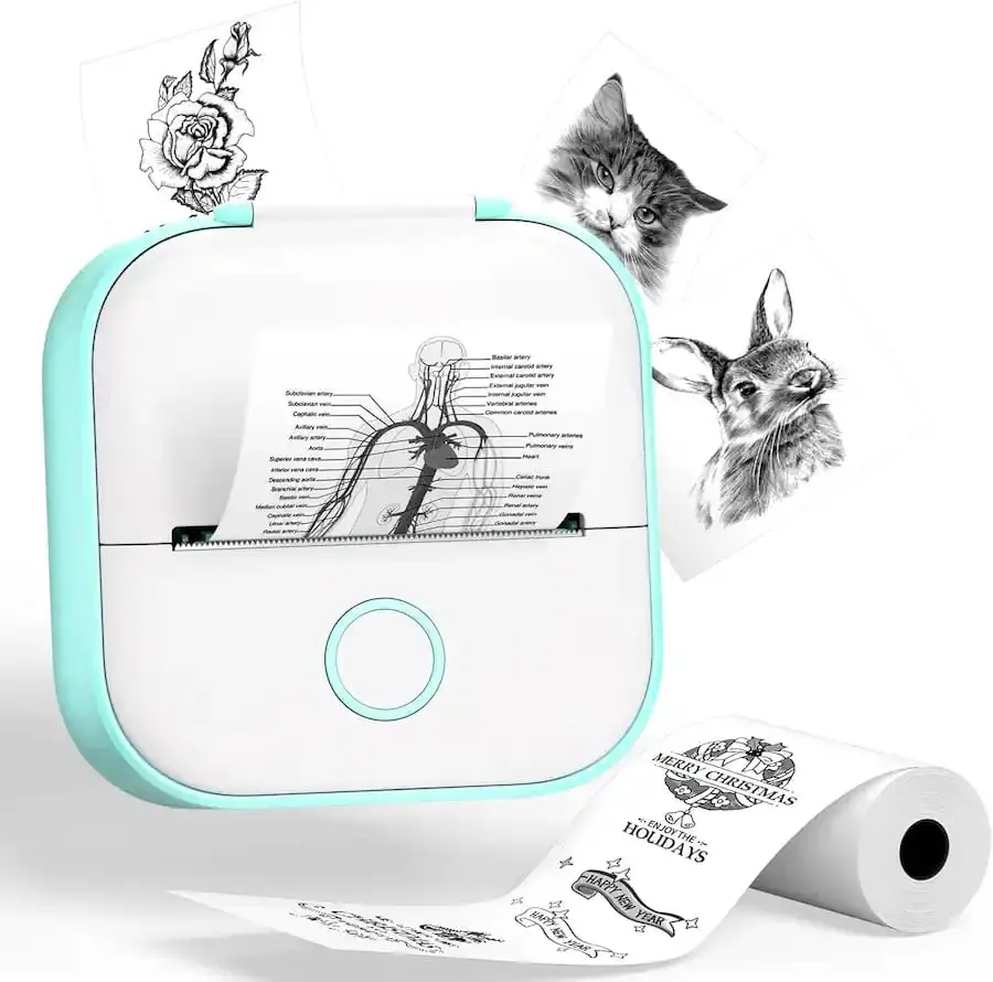 Phomemo T02-GN Mini Sticker Thermal Printer- Green