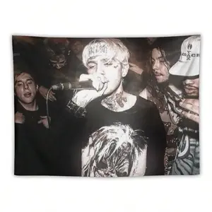 Tapestry  Lil Love Rapper Tapestry Wall Hanging Room Art Home Decoration Gift Bedroom Decor Living Room Door  Curtain Balcony Multicolor