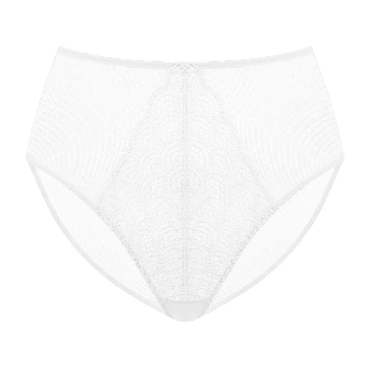 Mermaid Scales-High-Rise-White