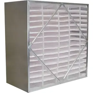 Filterbuy 20x20x12 Air Filter MERV 13 Optimal Defense No Header (1-Pack), Rigid Cell Box Filters HVAC (Actual Size: 19.38 x 19.38 x 11.38 Inches)