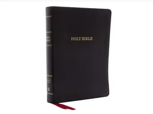 KJV Holy Bible: Giant Print with 53,000 Cross References, Deluxe Black Leathersoft, Red Letter, Comfort Print: King James Version