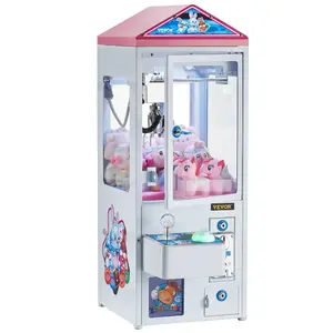 VEVOR Claw Machine, 0-3 Jaw Diameter 0-5 Jaw lifting, Crane Prize Grabber Commercial Arcade Game Toys, Cool Fun Grab-And-Win Machine w/ Light and Sound, Dispenser Vending Toy For Kids, Boys Girls