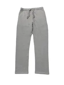 Dark Oatmeal Mens Oversized Sweatpants Heavyweight Ultra Soft Fleece Uncuffed Relaxed Boxy Fit Casual Everyday Wea
