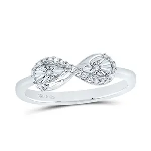 1/20Ctw-Nat Dia P1 Gift Infinity Ring (2.22 grams)