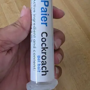 Paier Indoor cockroach killer, 4-pack, 30g per tube, 1 dropper, 2 nozzles, German cockroach control, suitable for both indoor and outdoor use, cockroach gel, applicable to American cockroaches, German cockroaches, and other cockroach species.