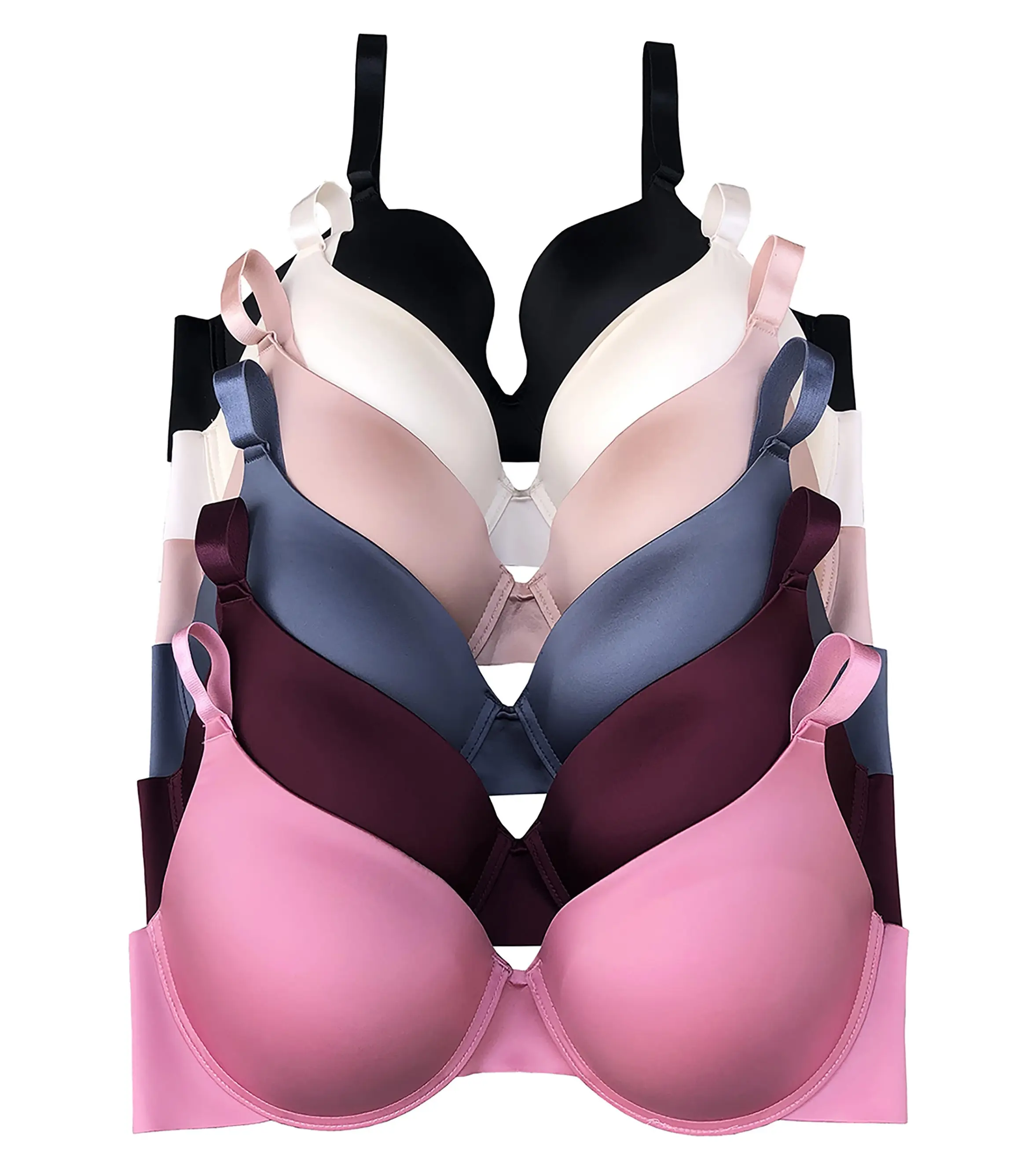 Women's 6 Packs Underwire Full Coverage Bras