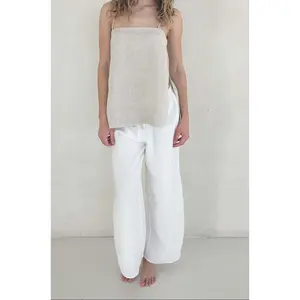 Sunkissed Linen Pants in Coconut