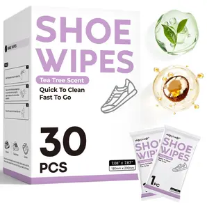 White Shoe Quick Cleaning Wipes – Sneaker Eraser, Portable Travel Size, Must-Have for Car & Bag