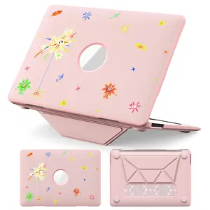 Durable, drop- and scratch-resistant PC Case with a fireworks design for MacBook Air and Pro models