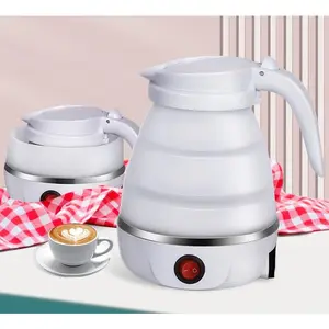 Foldable Kettle Travel Electric Kettle Mini Portable Water Boiler Business Trip Automatic Power-off Insulated Kettle