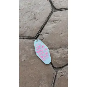 Coquette Bows & Cherries Retro Motel Keychains