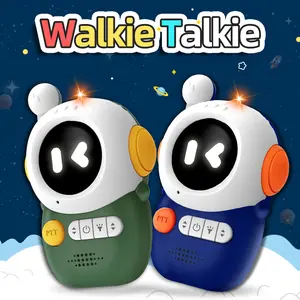 2Packs Astronaut Walkie Talkies Toys for Kids Christmas New Year Birthday Gifts Walkie Talkie with Flashlight Outdoor Hiking Toy 2 Way Radio Camping Outdoor Game