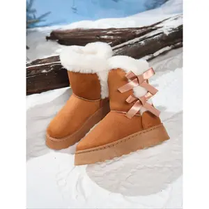 Women’s leopard print ankle boots, Korean-style winter shoes, textile upper, rubber sole, warm short booties for fall and winter