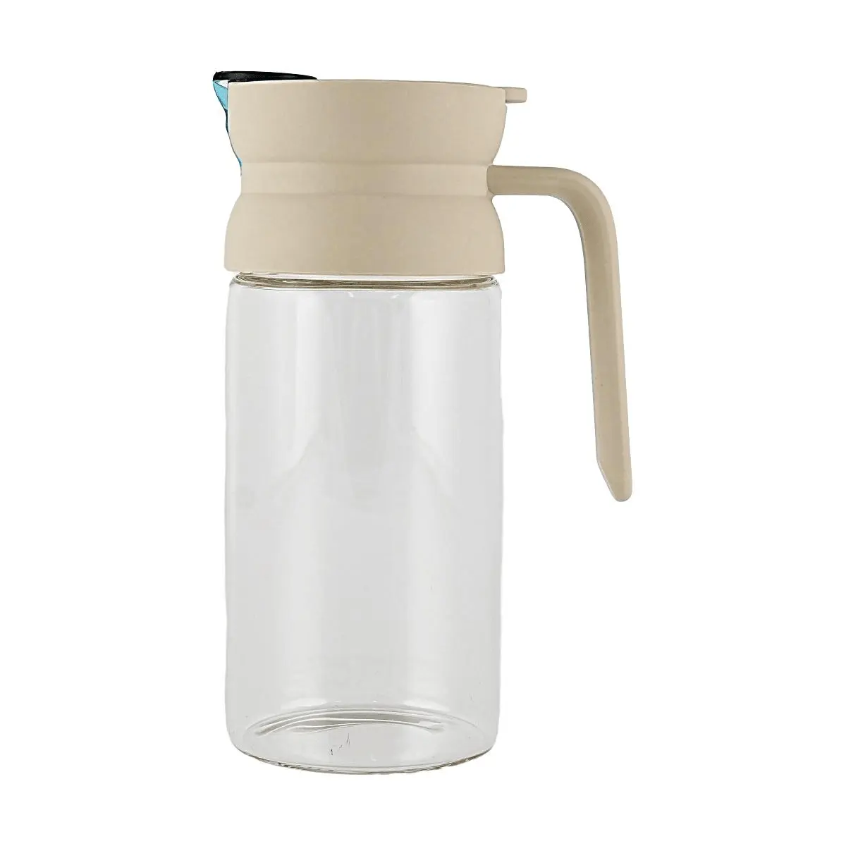 FaSoLa Automatic Flip-Top Oil Dispenser for Kitchen - One-Handed Press, Leak-Proof, Dust-Proof, Seasoning Bottle