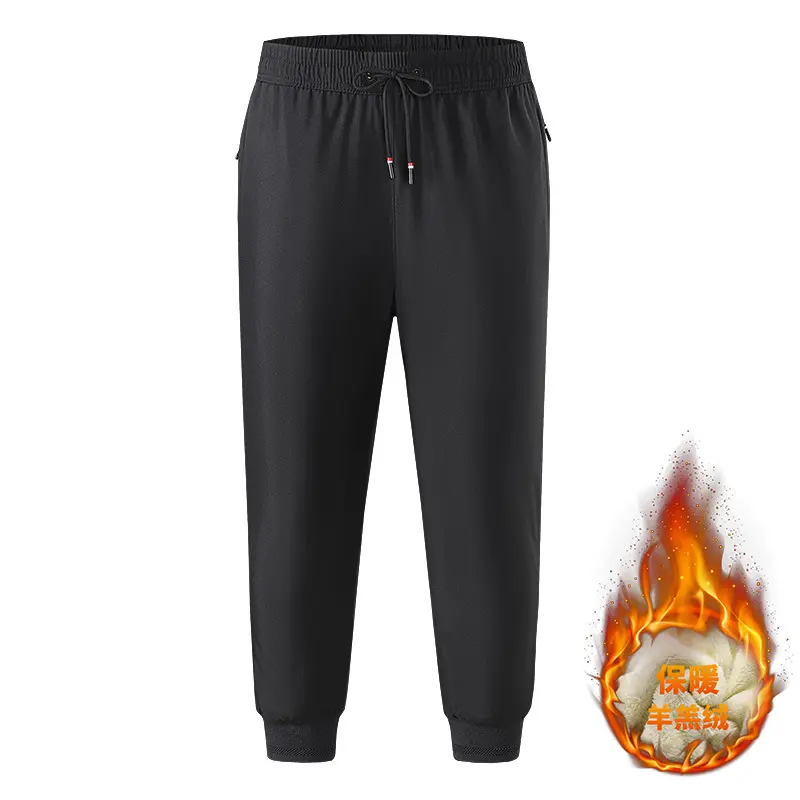 Cotton pants   black ankle cuffs