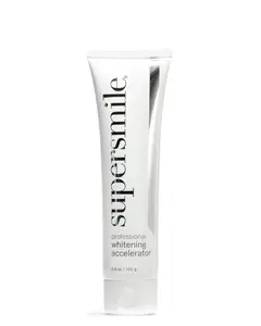 Supersmile Teeth Whitening Accelerator Whitening Toothpaste - 3.6oz Anti-Bacterial Oral Care Product with Hydrogen Peroxide, 18-Month Supply for Fast Whiteness, Compatible with Toothbrushes