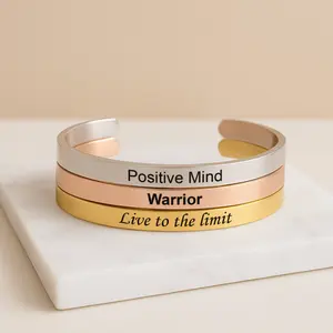 Custom Engraved Bar Bracelet