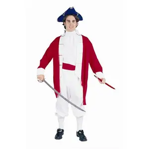 RG Costumes Colonial Captain Costume - Red - Size Adult Standard