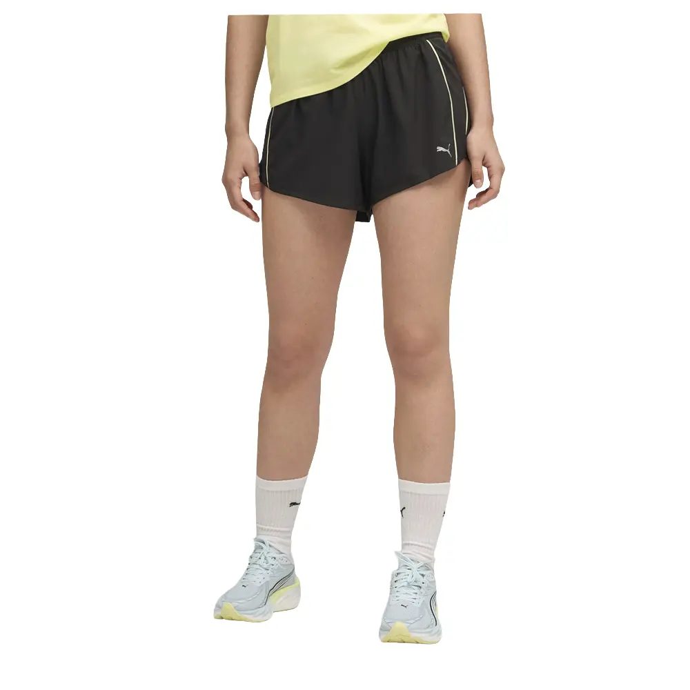 PUMA Womens Run Velocity 3 Inch Shorts Casual Bottoms Casual - Black
