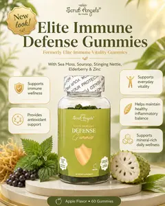 Scrub Angels - Elite Immune Vitality Gummies with Seamoss & Soursop