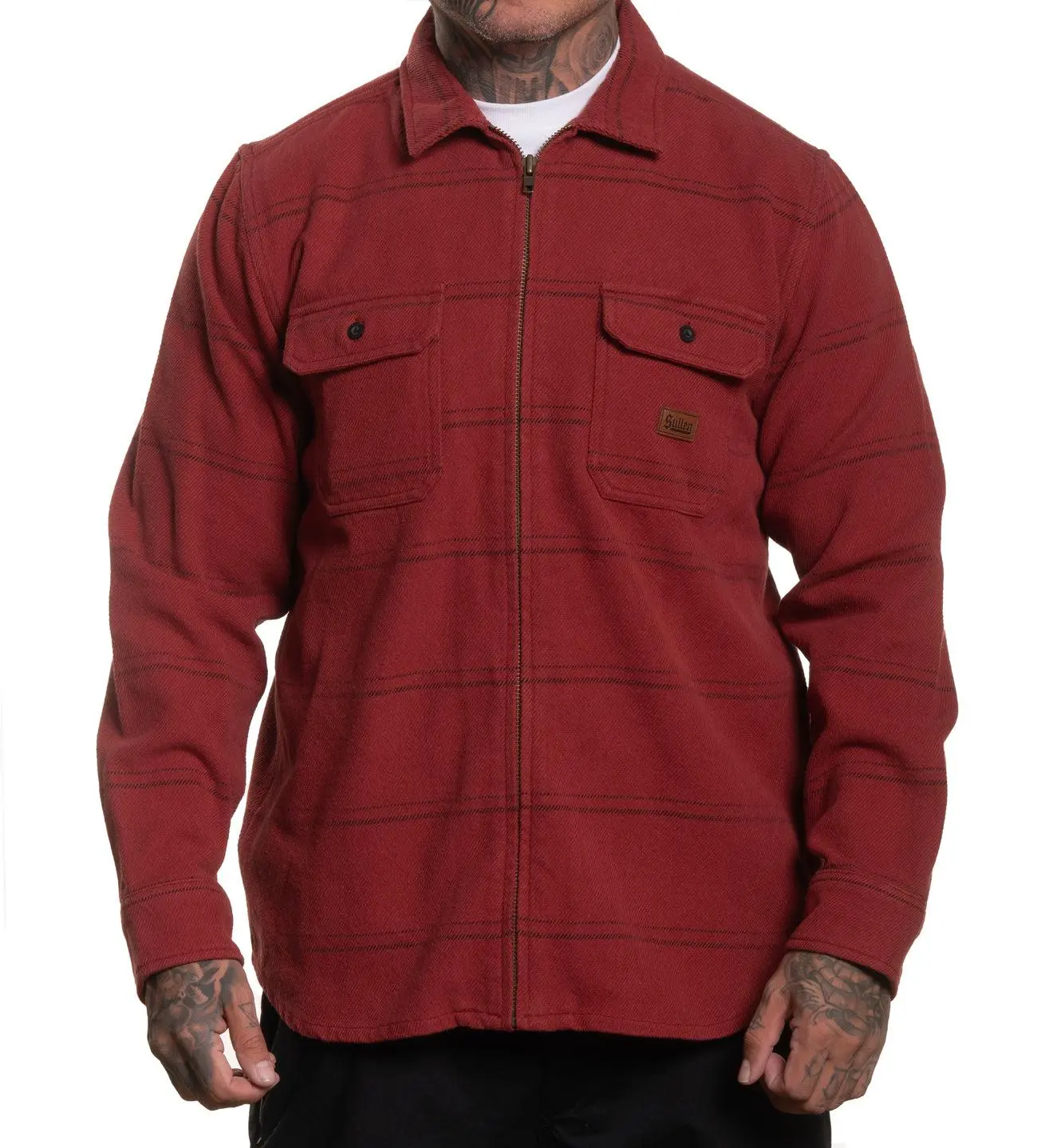 Sullen Clothing Division Heavyweight Flannel Jacket - Versatile Design for Cold Weather Wear