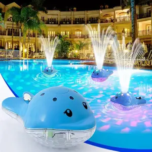 Dolphin Fountain Light Pool Decoration Lamp, Bath Tub Pool Garden Water Feature, Enhance Your Outdoor Space with Stunning Illumination
