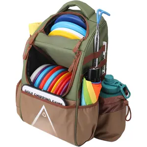 Disc Golf Bag, Large Disc Golf Backpack Holds Over 21 Discs, Durable & Lightweight with Multiple Storage Pockets
