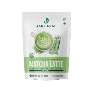 Organic Cafe Style Sweetened Matcha Latte Mix - Original - 30 Count Sticks