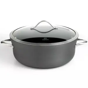Calphalon Contemporary Nonstick 8.5-Quart Covered Dutch Oven with Lid Durable Cookware Aluminium