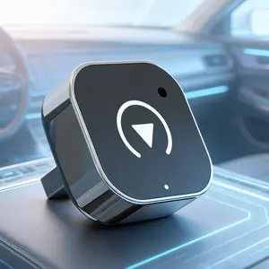 2-in-1 Converts Wired To Wireless CarPlay Adapter Plug & Play Wireless CarPlay & Android Auto Adapter USB Dongle for Factory Wired Cars