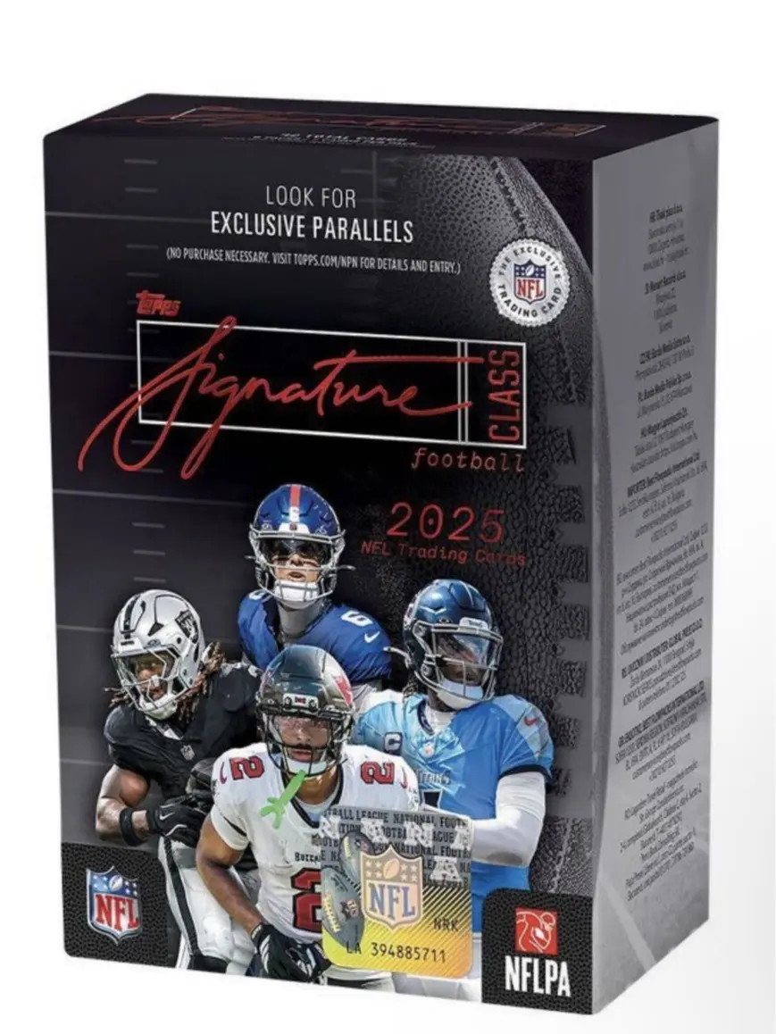 2025 Topps Signature Class NFL Football Factory Sealed Value Blaster Box