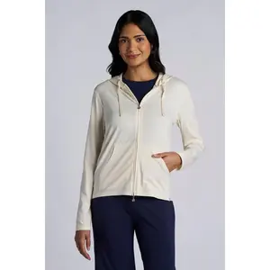 Women's Seaside Zip-Up Hoodie | Vanilla