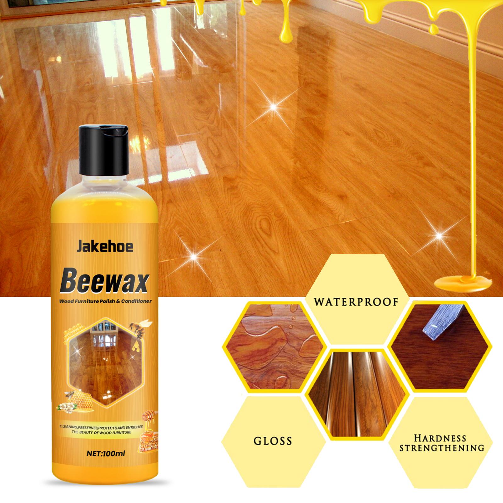 Jakehoe16  Beeswax Wood Polish Spray – Natural, Non-Greasy Formula for a High-Gloss Shine & Superior Surface Protection