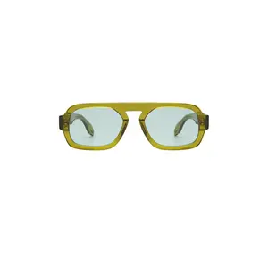 Elisa Johnson Mini Jane Sunglasses in Olive Green