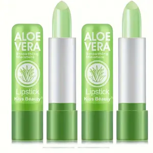4pcs Kiss Beauty Magic Color Changing Lip Balm - Wax-Based Long-Lasting Lip Gloss with Natural Finish, Color-Changing ( Shades Suitable for All Skin Types, Daily Wear & Special Events
