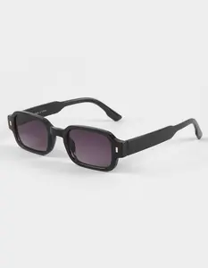 RSQ Rectangle Sunglasses, Black