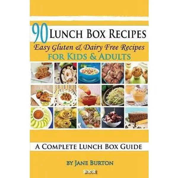 Used 90 Lunch Box Recipes: Healthy, Gluten-Free, Paleo Cookbook - Common Sense Guide for Kids & Adults for School & Work by Jane Burton (Paperback)
