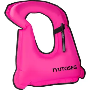 Inflatable Snorkel Vest Adult, Snorkeling Jackets, Buoyancy Vest for Snorkeling Boating, Safety Load Up to 220 Ibs