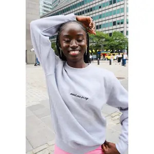 Meet Me in NY Embroidered Sweatshirt